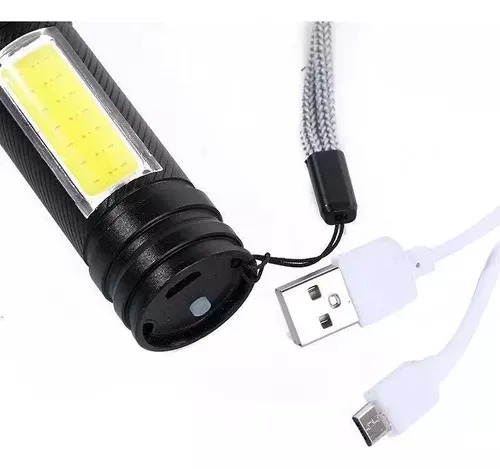 Miniatura 2 de Linterna Tactica Led Recarg Cree T6 Usb